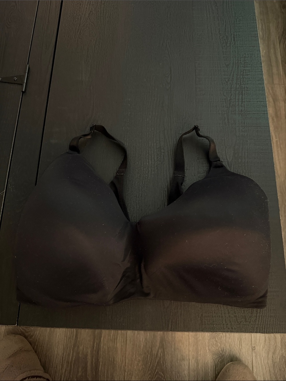 Black Seamless T-Shirt Bra